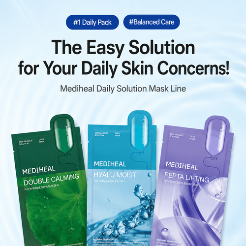 Load image 1 in gallery view. MEDIHEAL Double Calming, Hyalu Moist & Pepta Lifting Masks