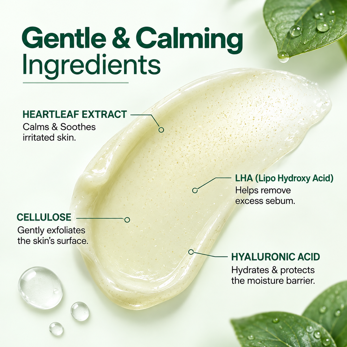 ANUA Heartleaf LHA Moisture Peeling Gel