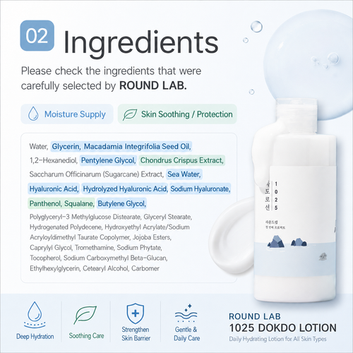 Load image 1 in gallery view. ROUND LAB 1025 Dokdo Lotion