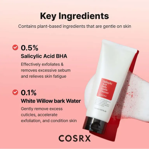Load image 1 in gallery view. COSRX Salicylic Acid Daily Gentle Cleanser