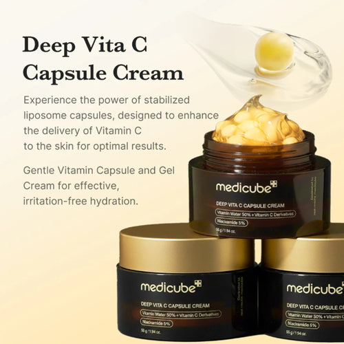 Load image 1 in gallery view. MEDICUBE Deep Vita C Capsule Cream 55g