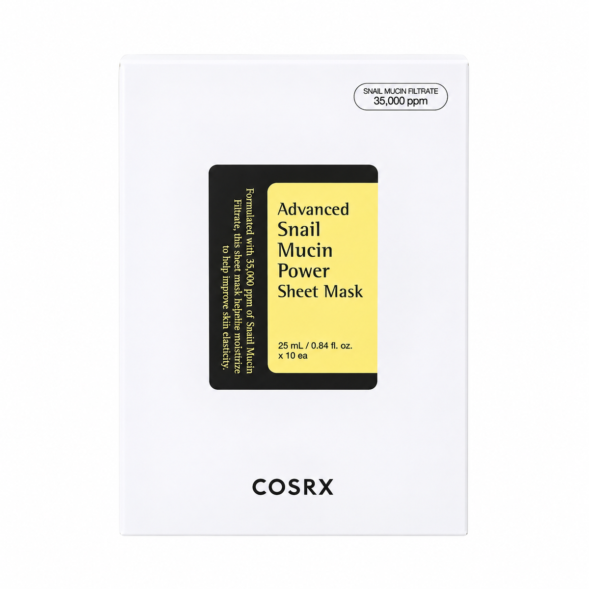COSRX Advanced Snail Mucin Power Essence Sheet Mask Set 10 Sheets