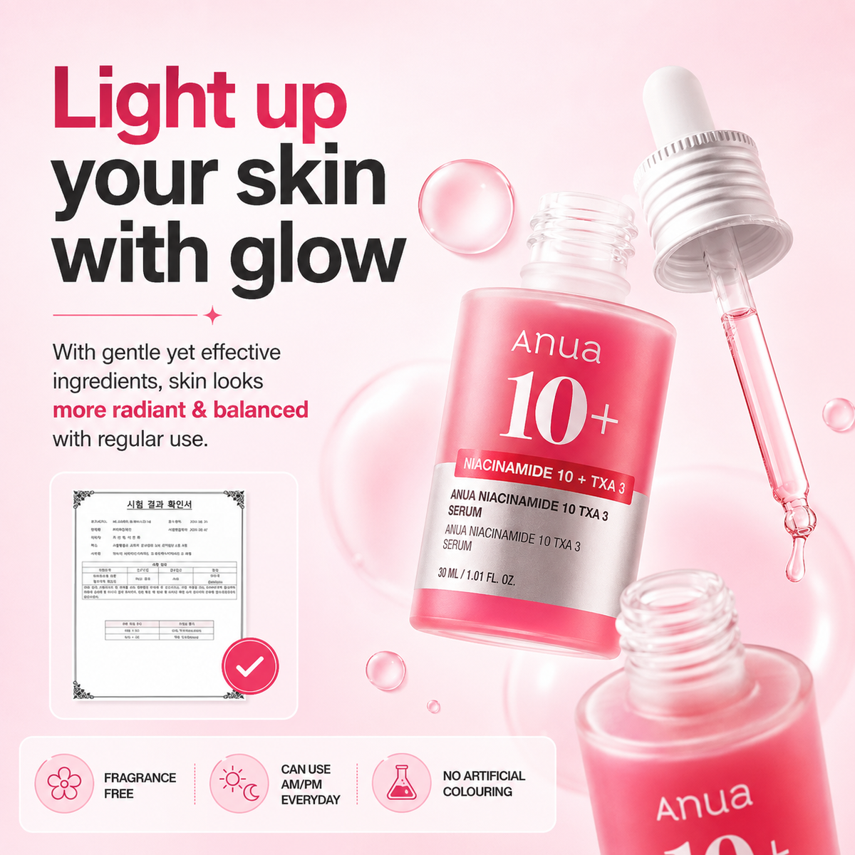 ANUA Niacinamide 10% + TXA 4% Serum