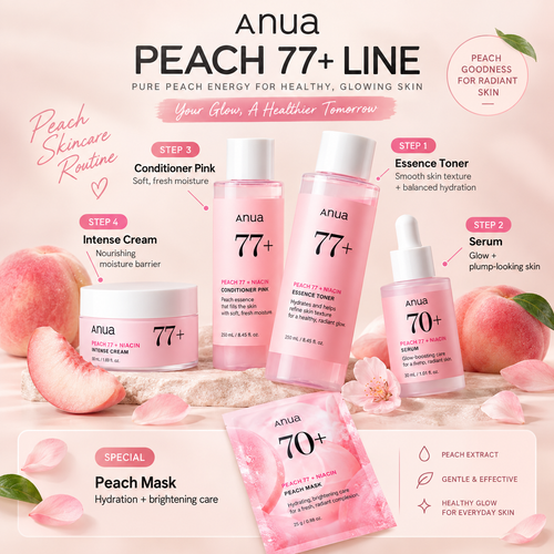Load image 1 in gallery view. ANUA Peach 77 Niacin Essence Toner