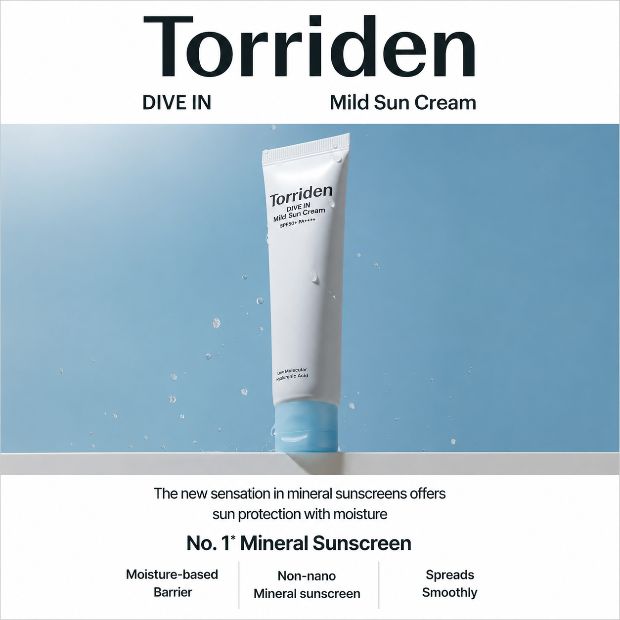 TORRIDEN DIVE-IN Mild Suncream