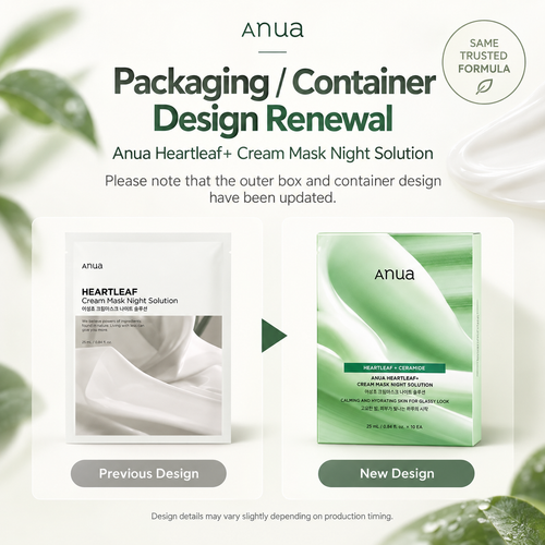 Load image 1 in gallery view. ANUA Heartleaf Cream Mask Night Solution