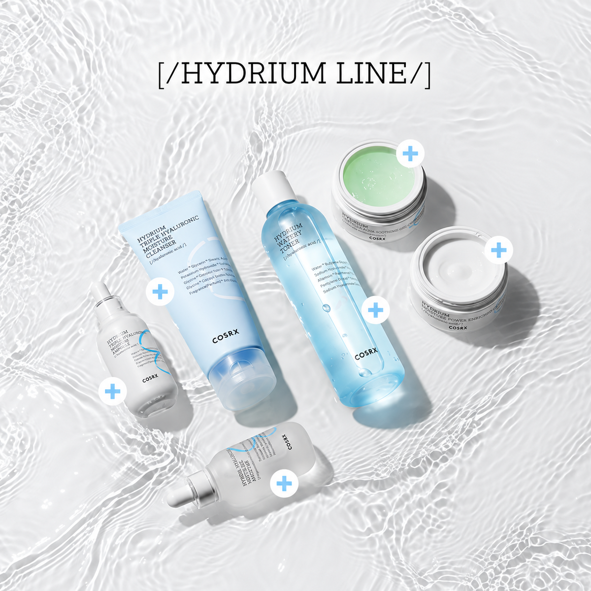 COSRX Hydrium Triple Hyaluronic Moisturizing Cleanser 50ml / 150ml