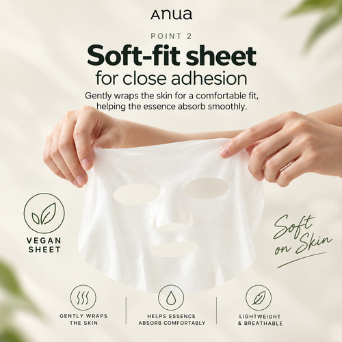 Load image 1 in gallery view. ANUA Heartleaf 80 Moisture Soothing Ampoule Mask