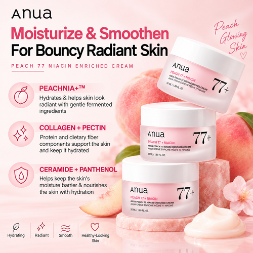 Load image 1 in gallery view. ANUA Peach 77 Niacin Enriched Cream