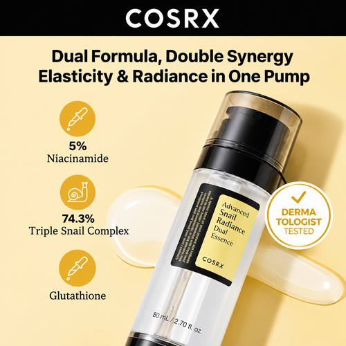 Load image 1 in gallery view. COSRX Advanced Snail Radiance Dual Essence 80ml