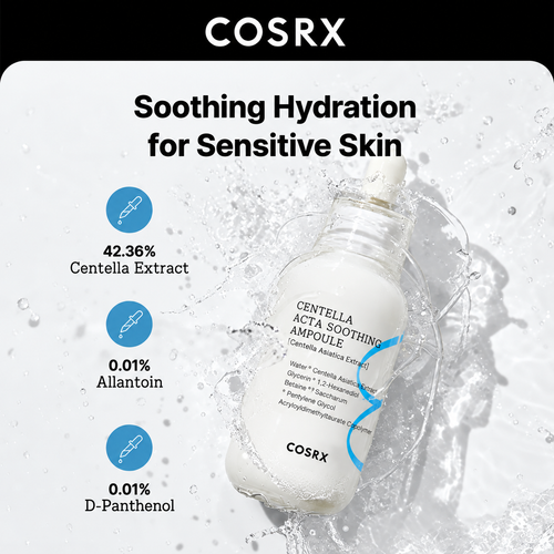 Load image 1 in gallery view. COSRX Centella Aqua Soothing Ampoule 40ml