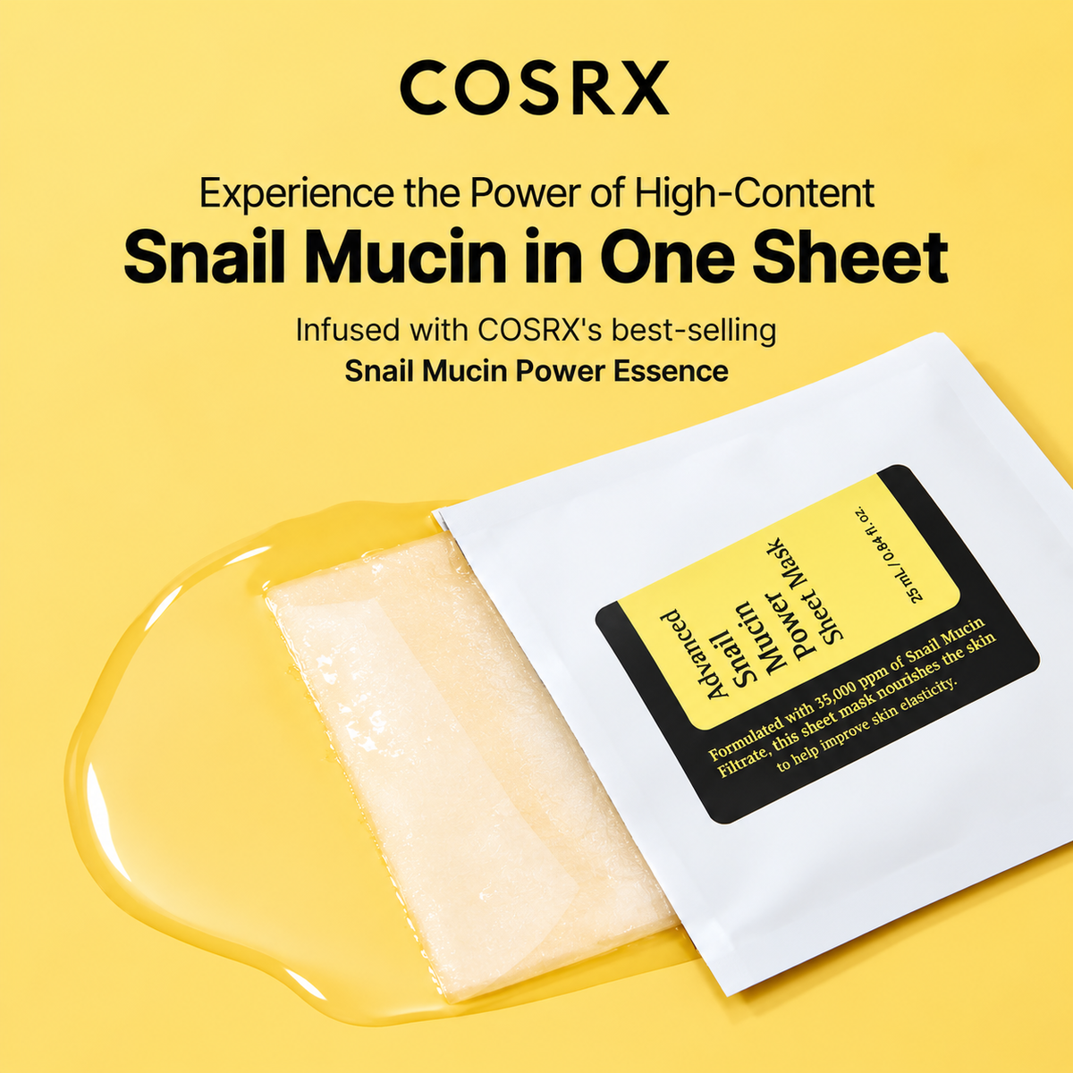 COSRX Advanced Snail Mucin Power Essence Sheet Mask Set 10 Sheets