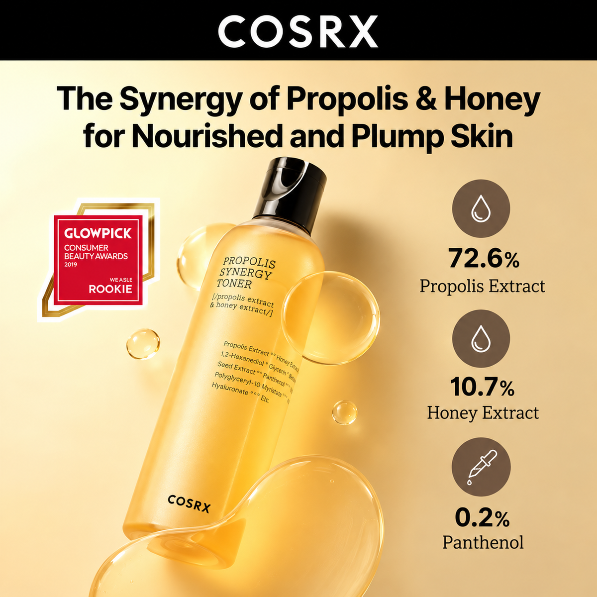 COSRX Full Fit Propolis Synergy Toner 50ml / 150ml