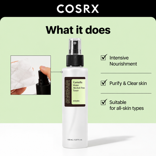 Load image 1 in gallery view. COSRX Centella Water Alcohol-Free Toner 150ml