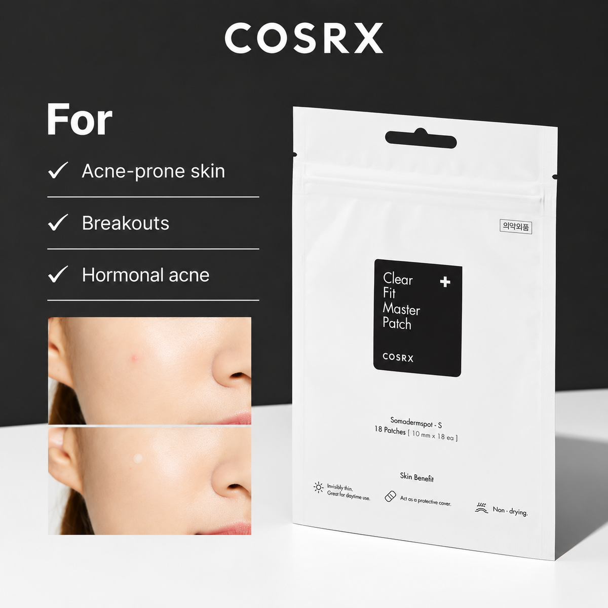 COSRX Clear Fit Master Patch 18 Patches