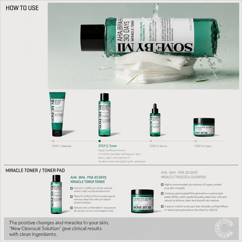 Load image 1 in gallery view. SOME BY MI	AHA BHA PHA 30 Days Miracle Toner