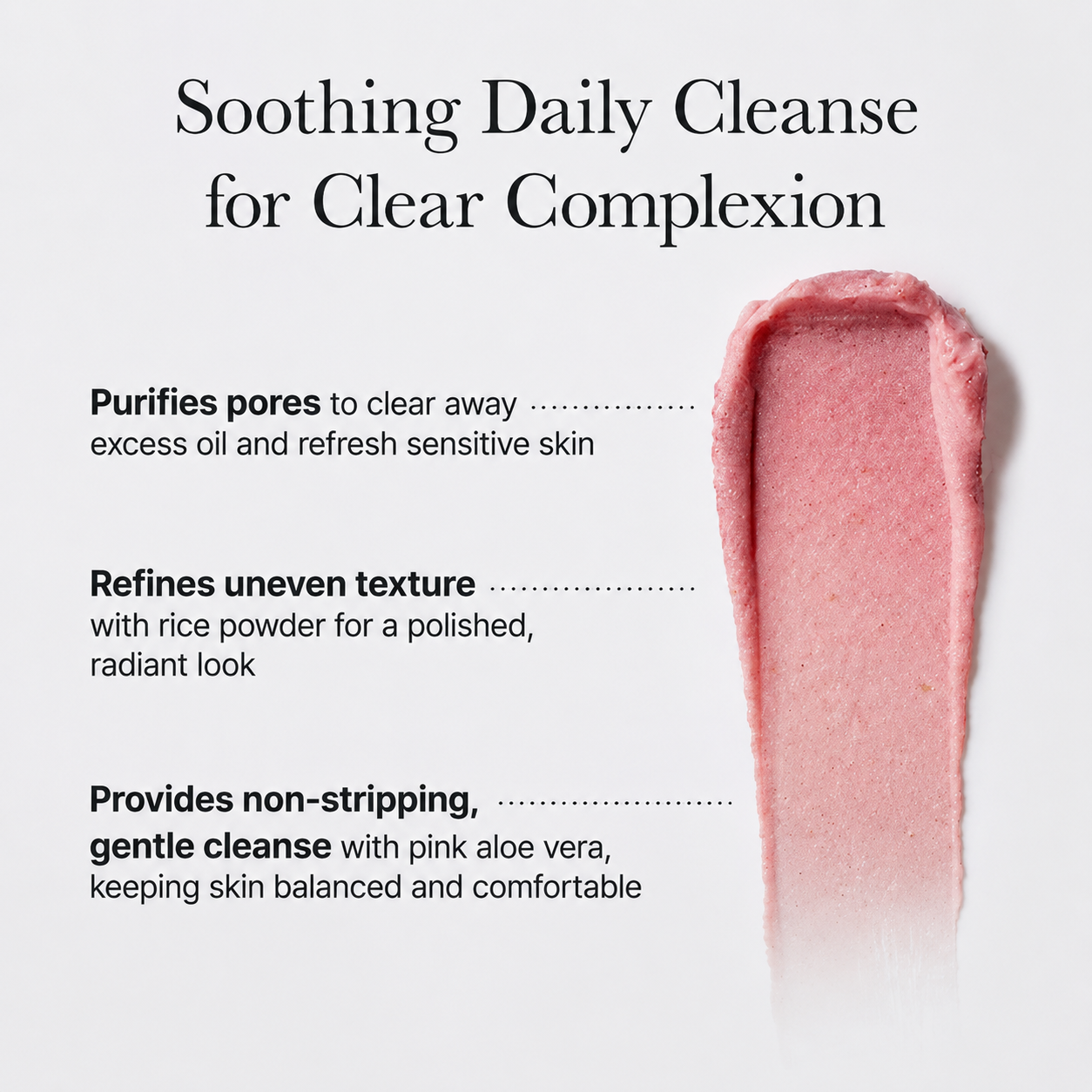 ARENCIA Fresh Rosehip Rice Mochi Cleanser