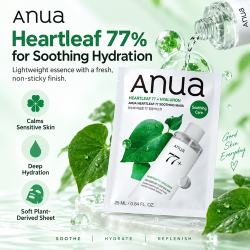 Load image 1 in gallery view. ANUA Heartleaf 77 Soothing Mask
