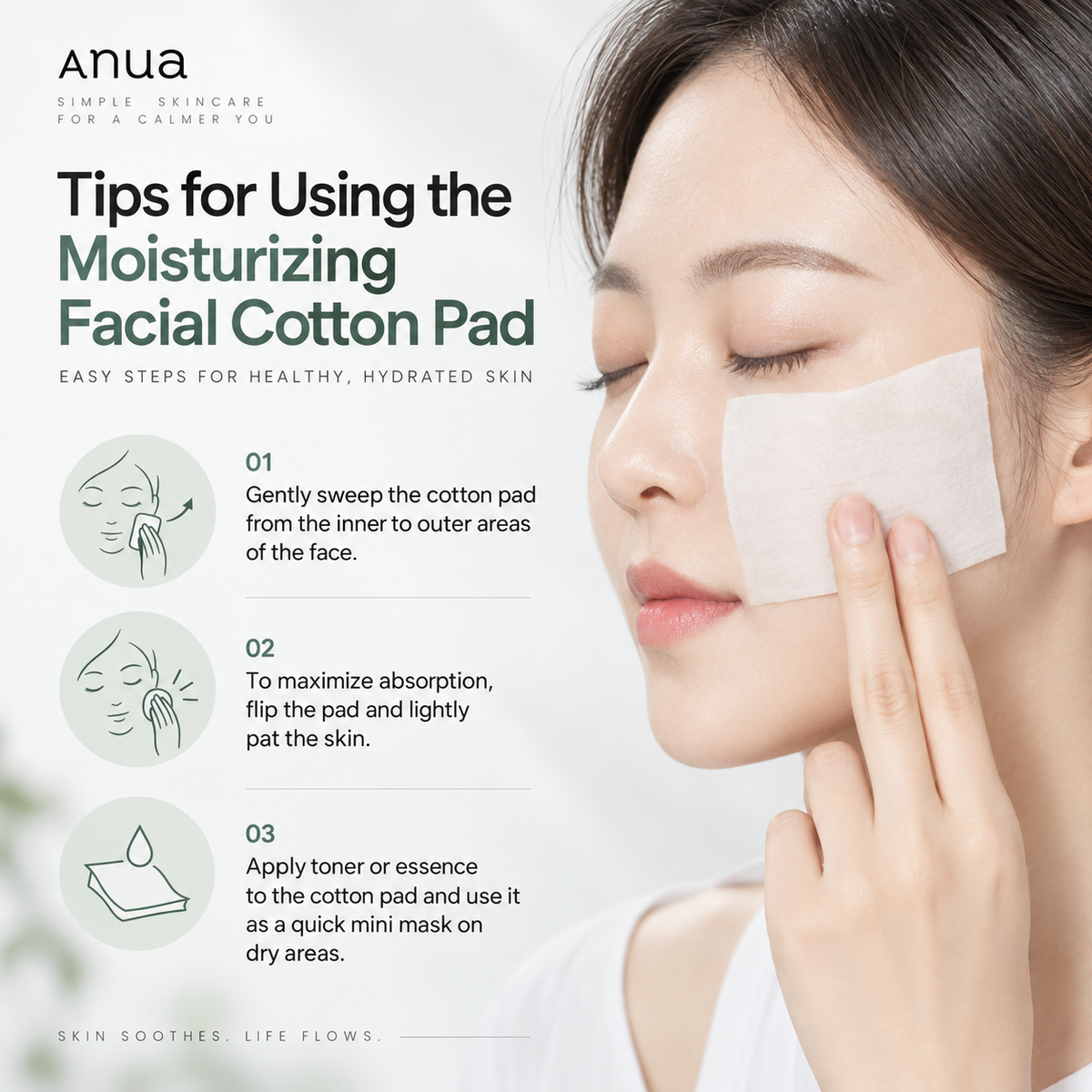 ANUA Cotton Pad for Toner