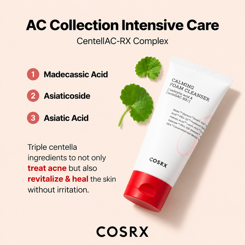 Load image 1 in gallery view. COSRX AC Collection Calming Foam Cleanser 2.0 150ml