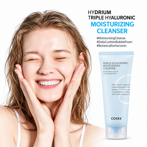 Load image 1 in gallery view. COSRX Hydrium Triple Hyaluronic Moisturizing Cleanser 50ml / 150ml