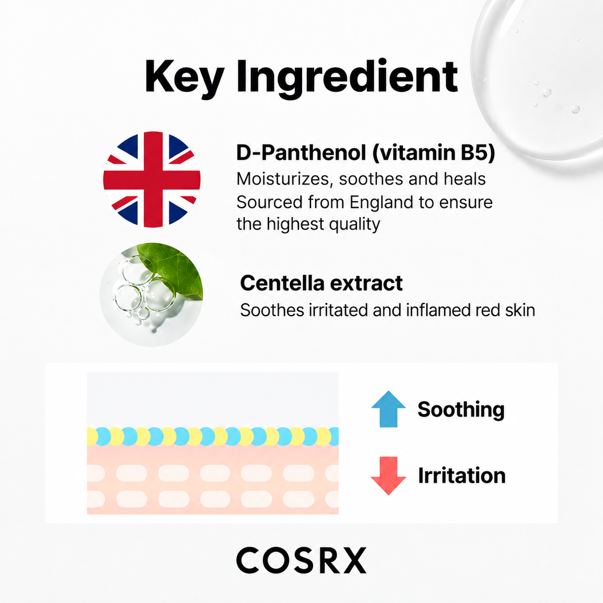 COSRX Centella Aqua Soothing Ampoule 40ml