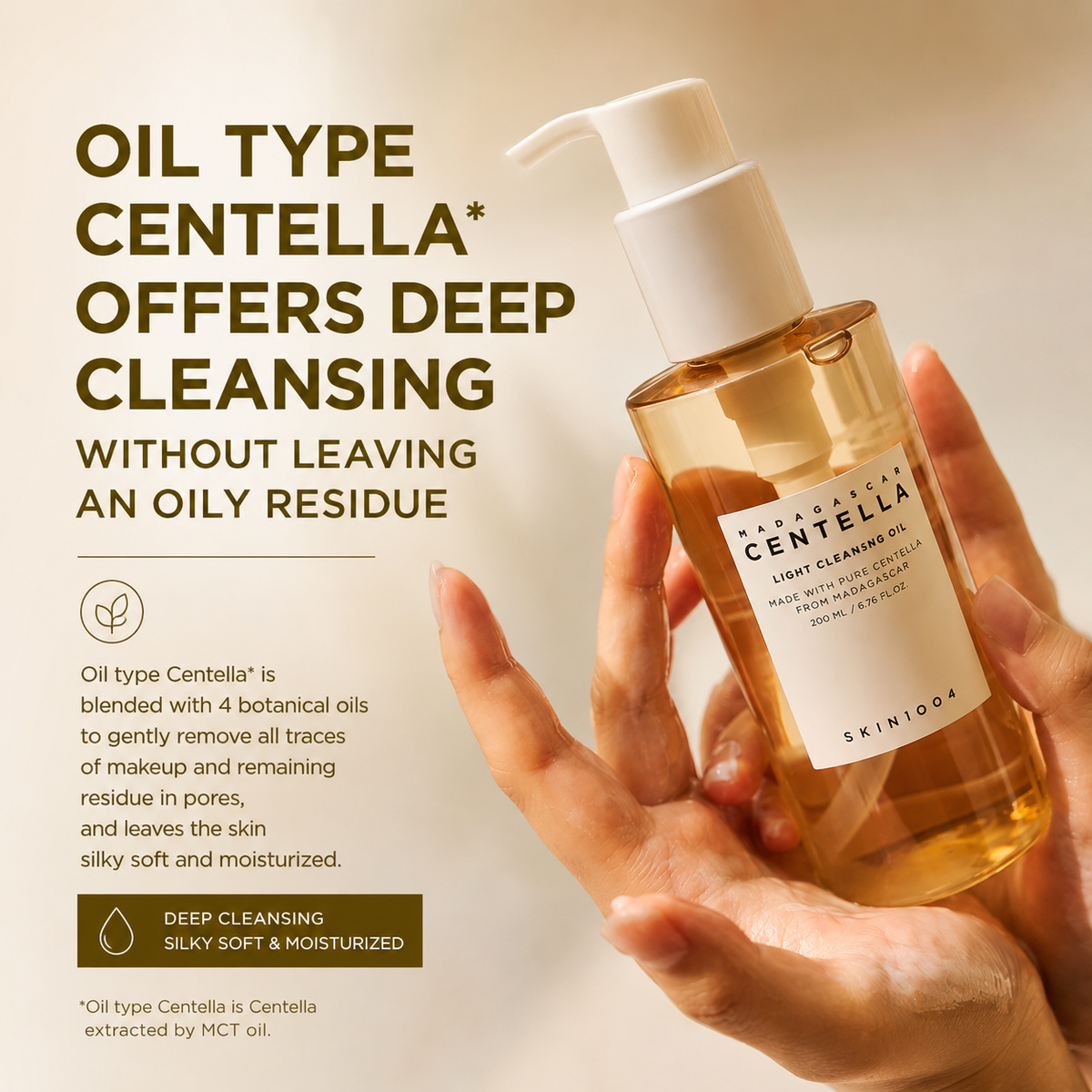 SKIN1004 Madagascar Centella Light Cleansing Oil