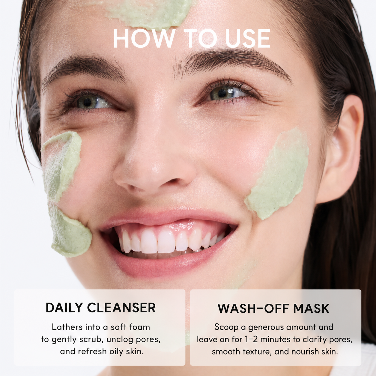 ARENCIA Fresh Green Rice Mochi Cleanser