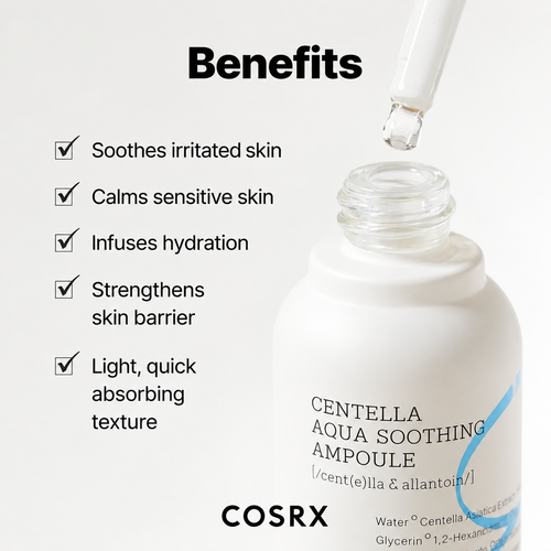 Load image 1 in gallery view. COSRX Centella Aqua Soothing Ampoule 40ml