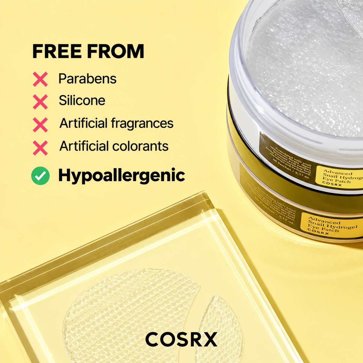 COSRX Advanced Snail Hydrogel Eye Patch 60 Patches