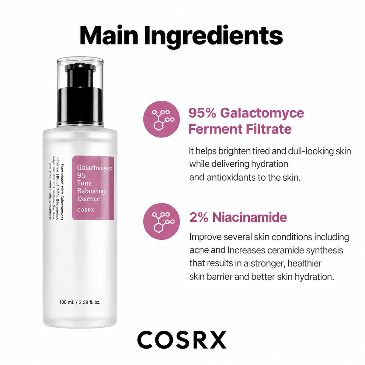 COSRX Galactomyces 95 Tone Balancing Essence 100ml