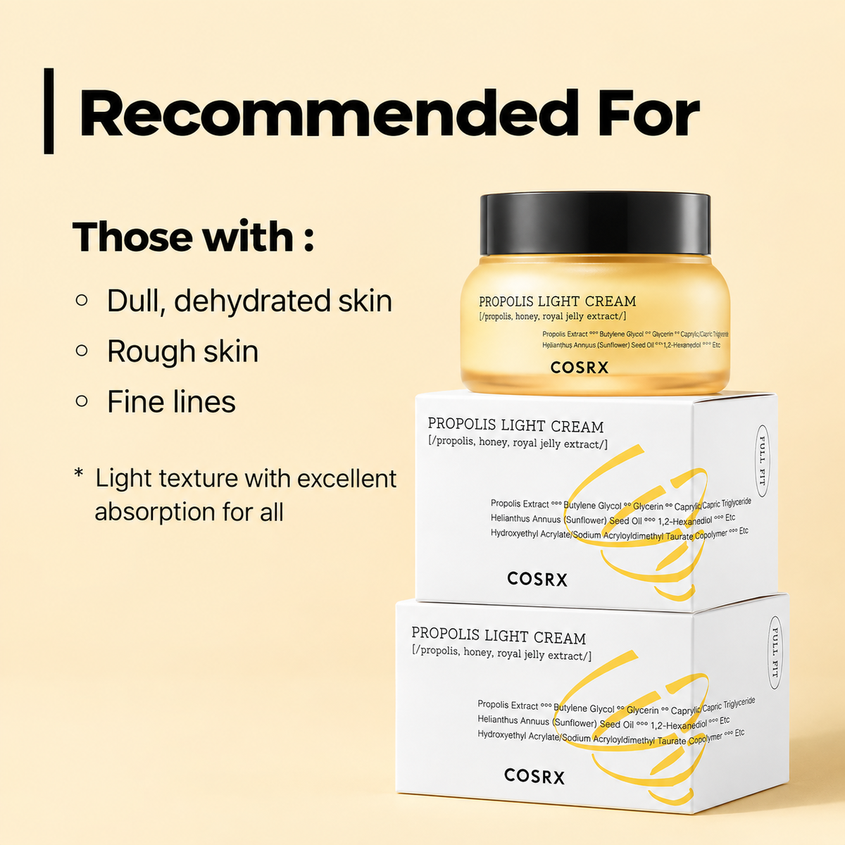 COSRX Full Fit Propolis Light Cream 65ml