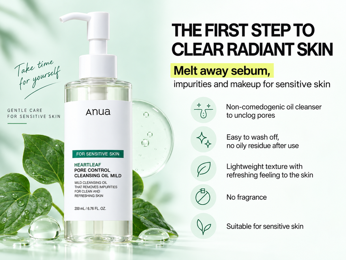 ANUA Heartleaf Pore Cleansing Oil Mild detail 5