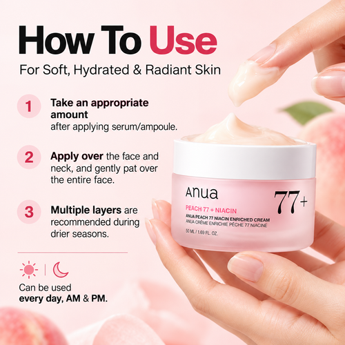 Load image 1 in gallery view. ANUA Peach 77 Niacin Enriched Cream
