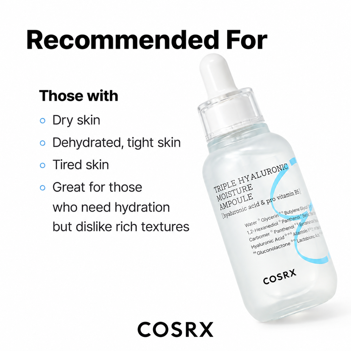 COSRX Triple Hyaluronic Moisture Ampoule 40ml