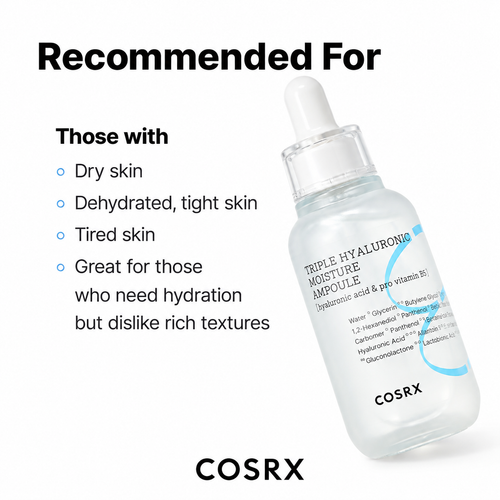 Load image 1 in gallery view. COSRX Triple Hyaluronic Moisture Ampoule 40ml