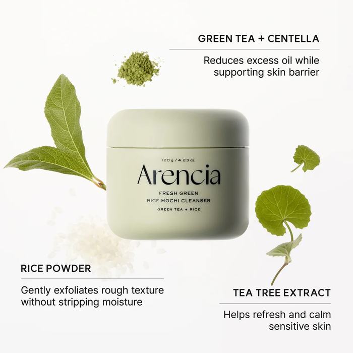 ARENCIA Fresh Green Rice Mochi Cleanser
