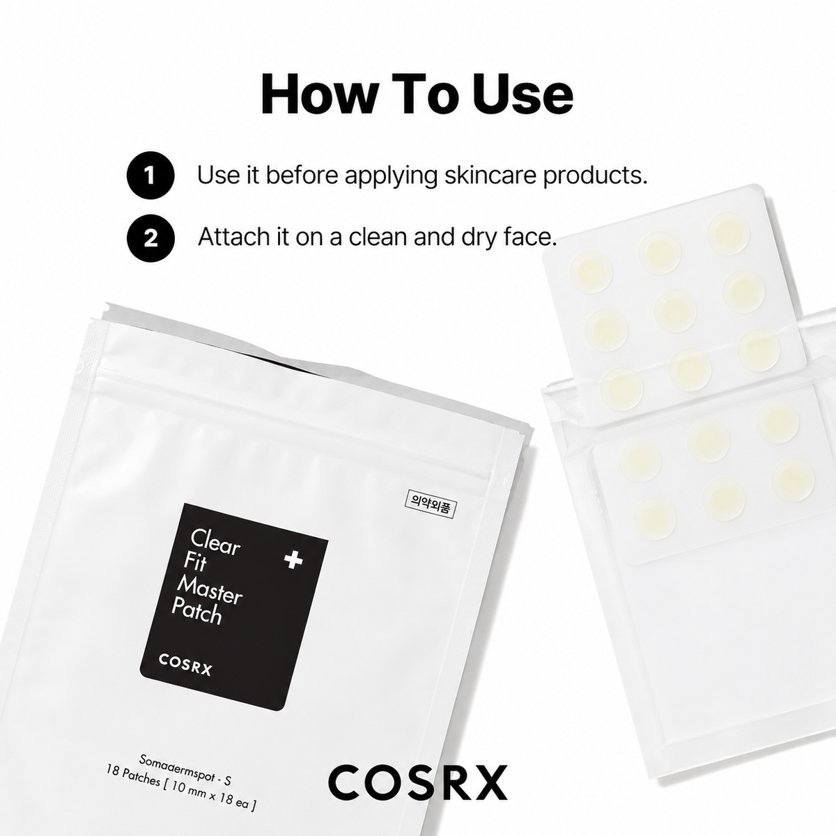 COSRX Clear Fit Master Patch 18 Patches