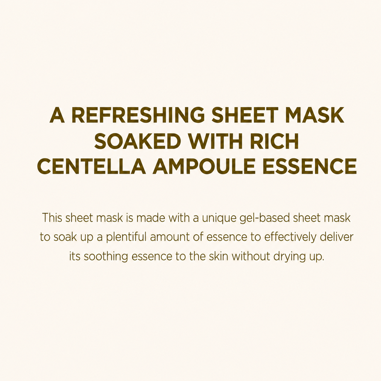 SKIN1004 Madagascar Centella Watergel Sheet Ampoule Mask