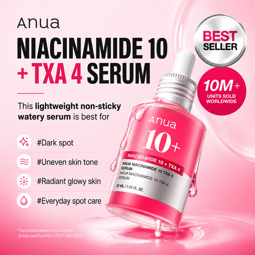 Load image 1 in gallery view. ANUA Niacinamide 10% + TXA 4% Serum