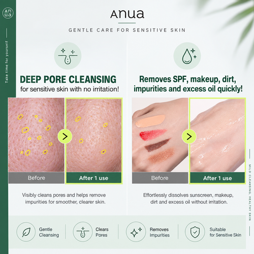 Load image 1 in gallery view. ANUA Heartleaf Pore Cleansing Oil Mild