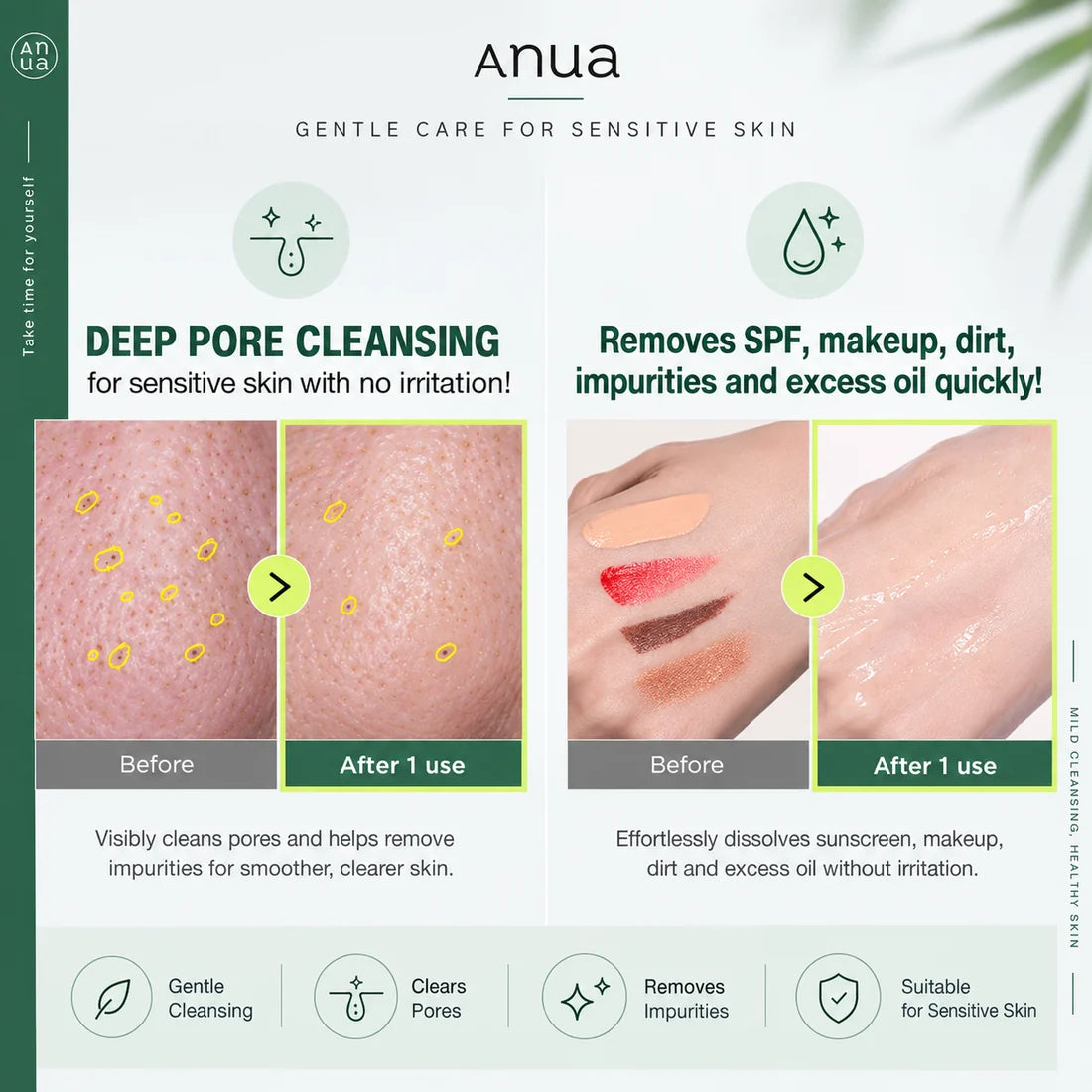 ANUA Heartleaf Pore Cleansing Oil Mild detail 4