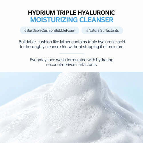 Load image 1 in gallery view. COSRX Hydrium Triple Hyaluronic Moisturizing Cleanser 50ml / 150ml