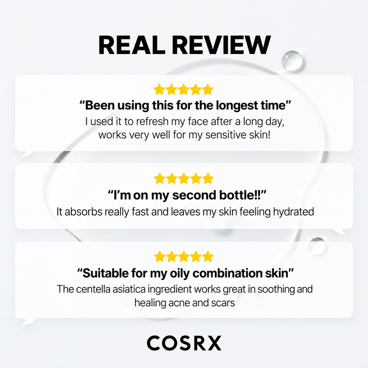 COSRX Centella Water Alcohol-Free Toner 150ml