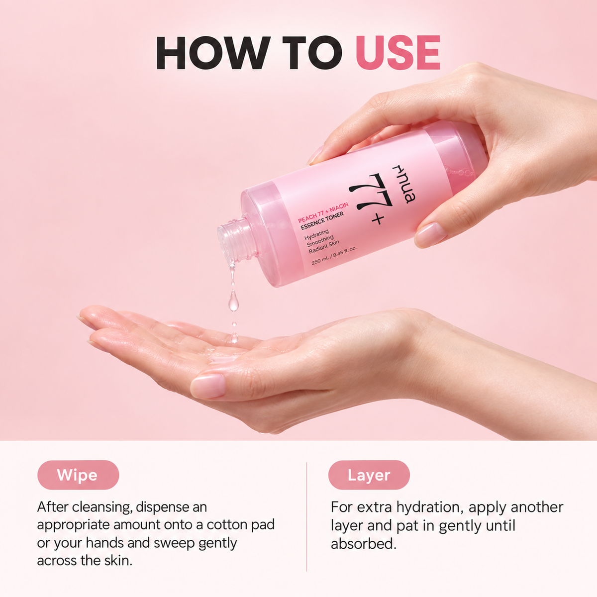 ANUA Peach 77 Niacin Essence Toner