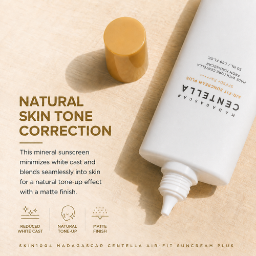 Load image 1 in gallery view. SKIN1004 Madagascar Centella Air-Fit Suncream Plus SPF 50+