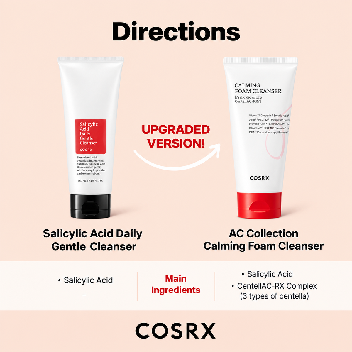 COSRX AC Collection Calming Foam Cleanser 2.0 150ml