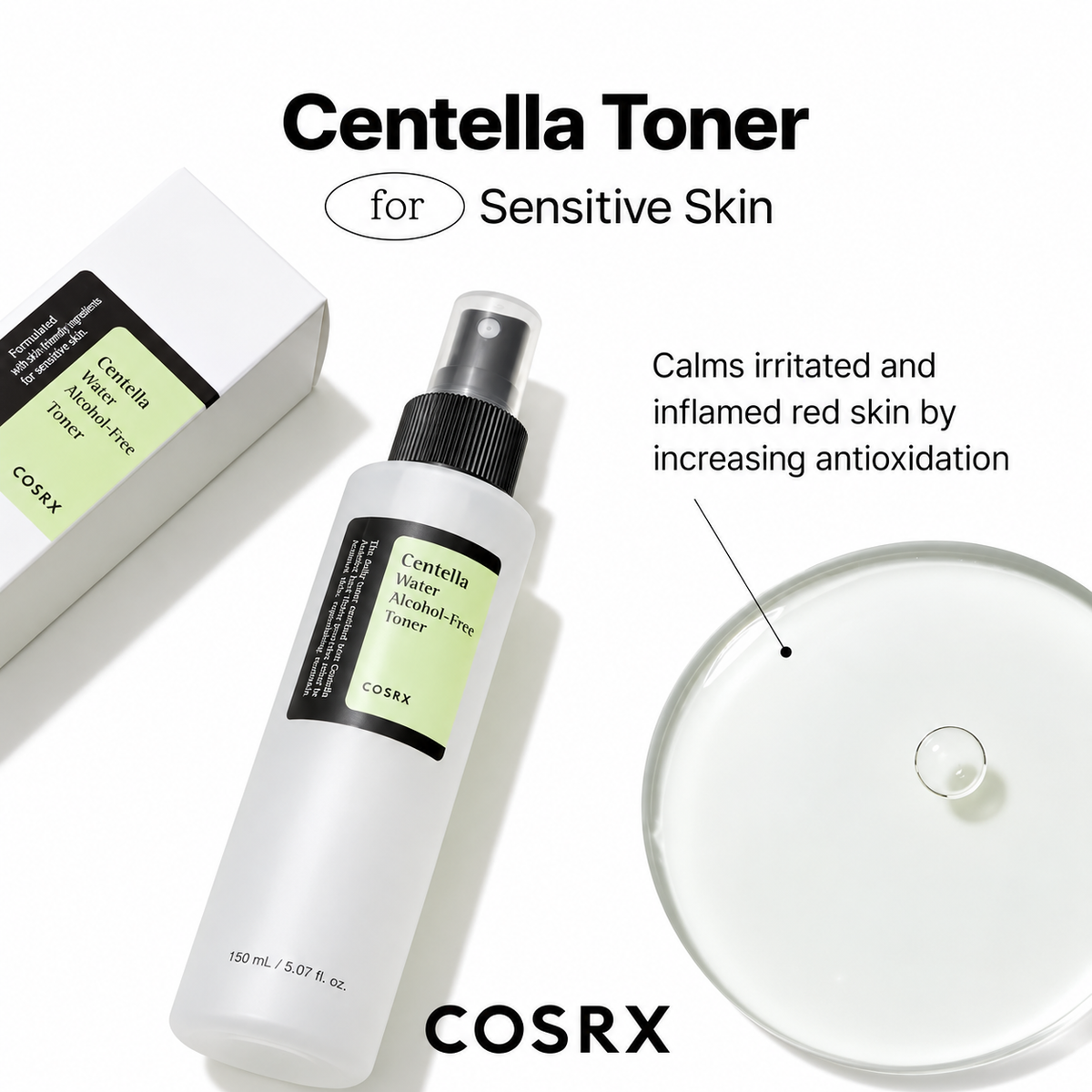 COSRX Centella Water Alcohol-Free Toner 150ml