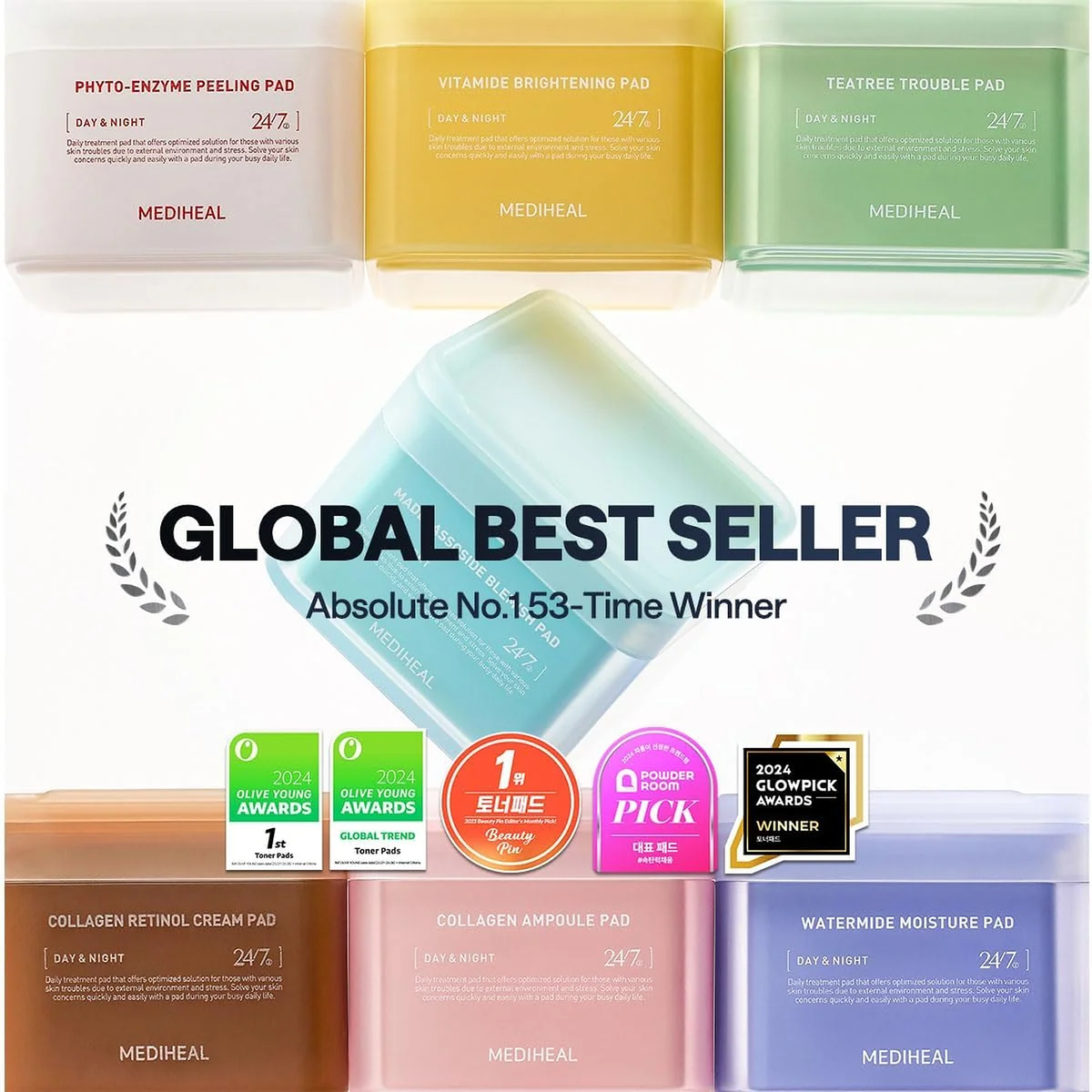 MEDIHEAL Madecassoside Blemish Pad 100 Pads