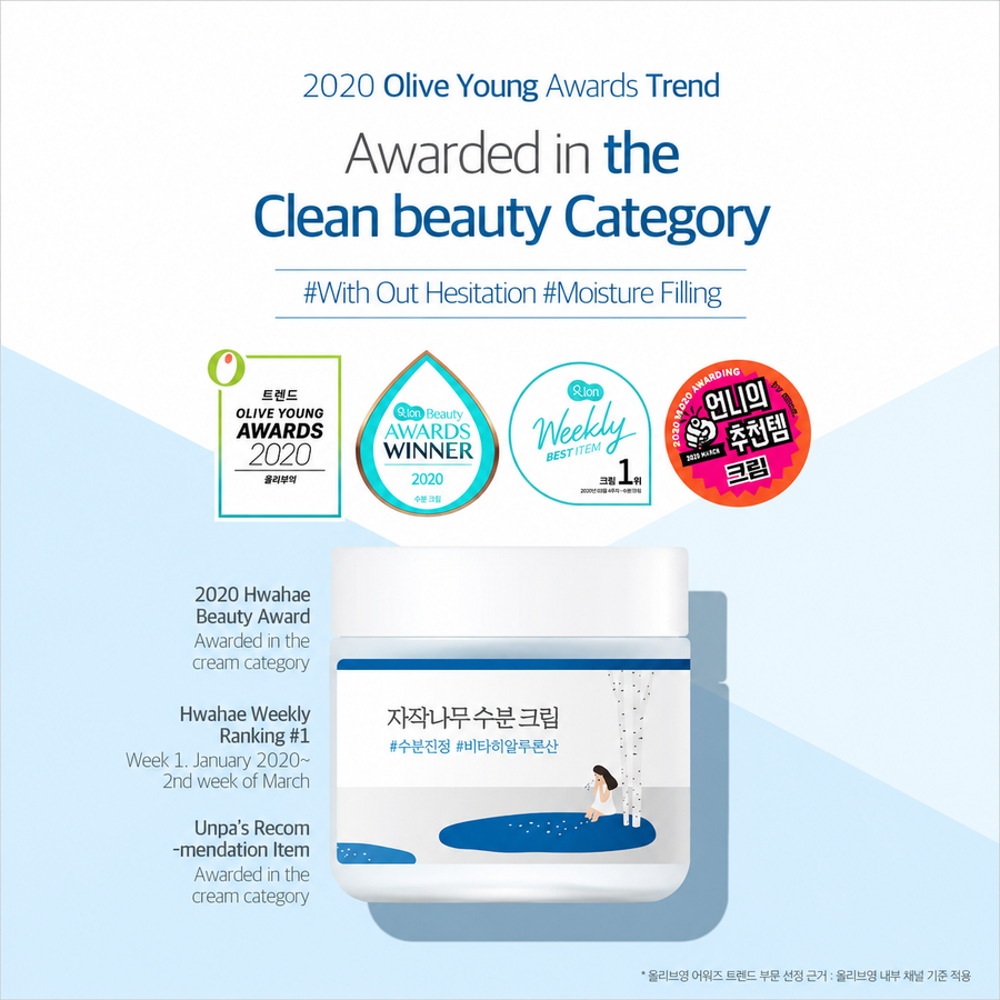 ROUND LAB Birch Juice Moisturizing Cream 80 ml, available in Canada at Seoulistic